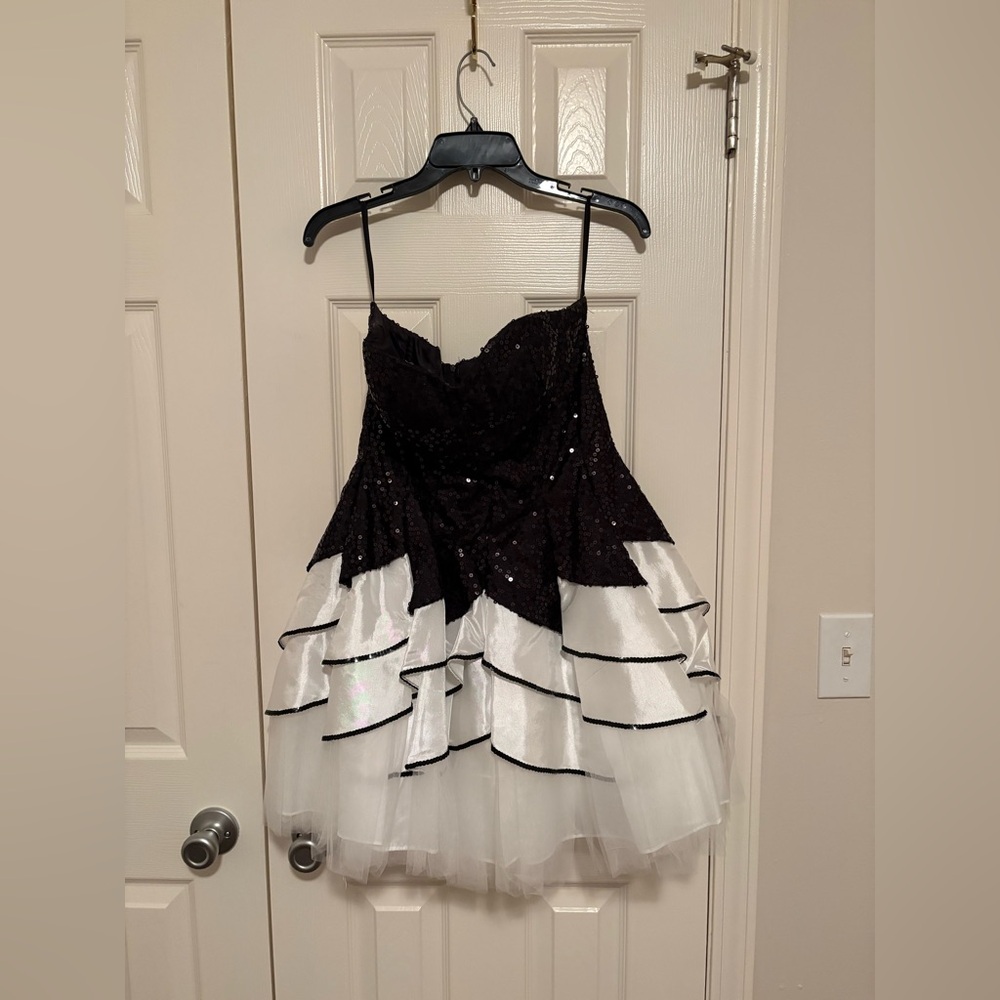 Masquerade Black Polyester Dress